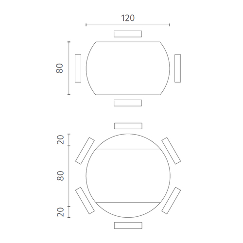 Стол Roll OM/327/MB