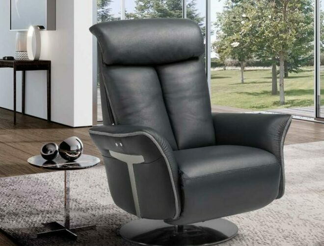 Кресло-реклайнер поворотное Venus